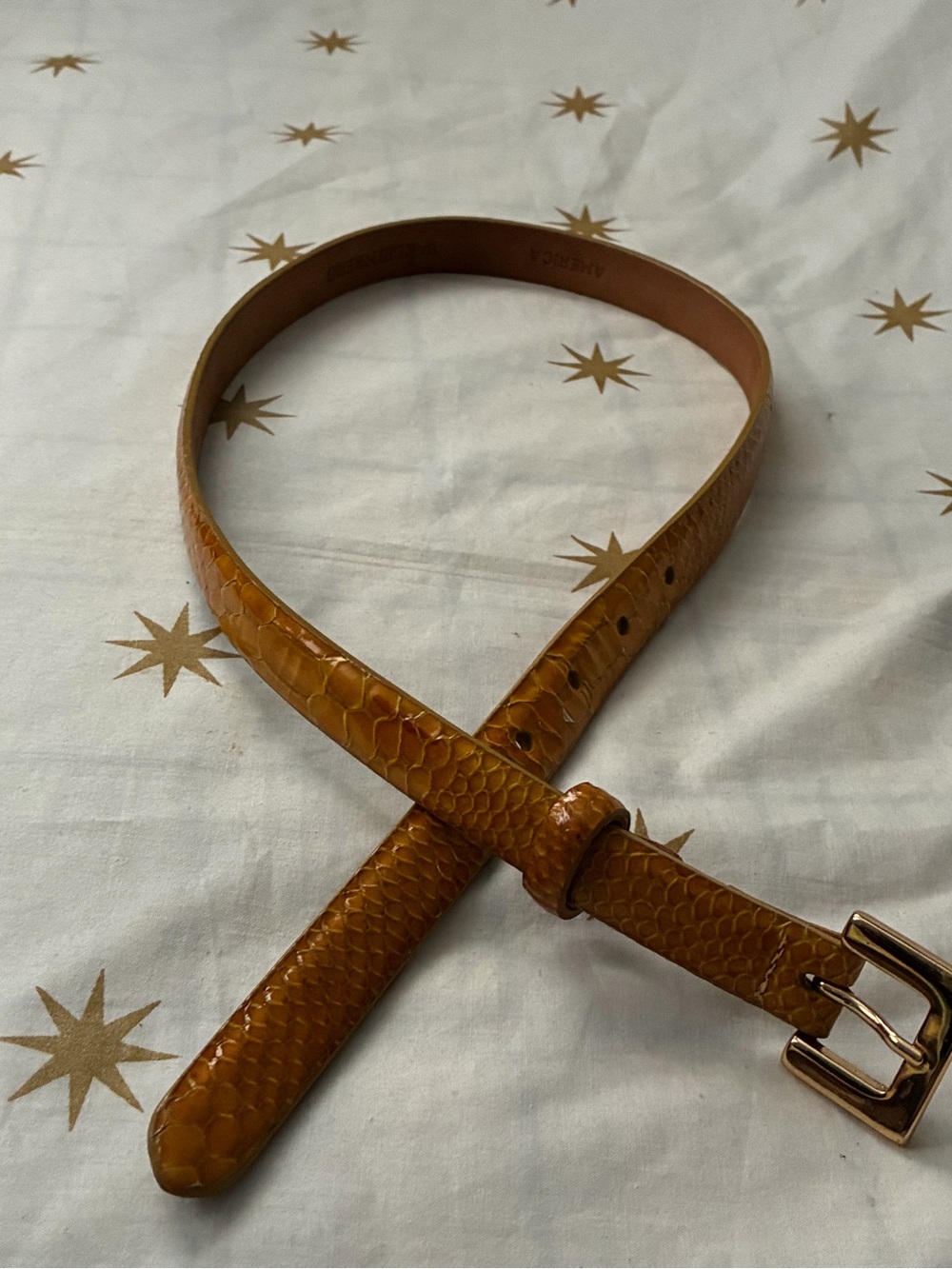 Vintage W. Kleinberg Python Belt